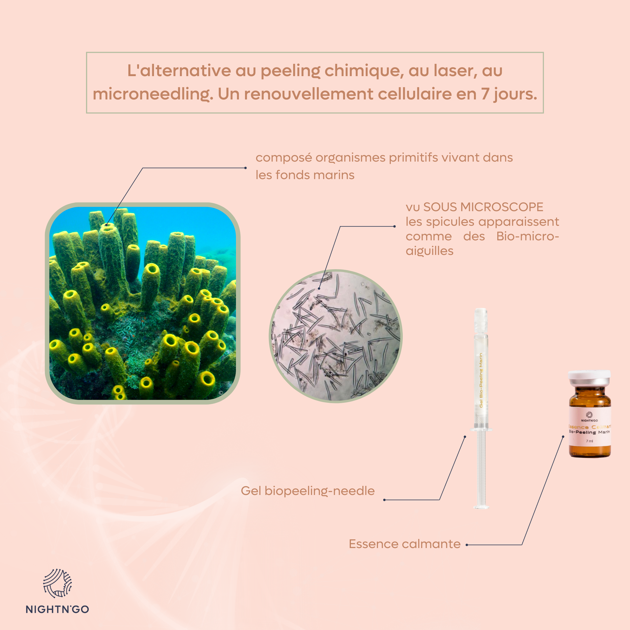 Biopeeling-Needle Marin Light x6