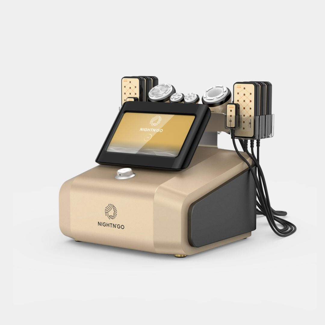 Machine, appareil Cavitation ultrasonore 30 kHz pour une réduction efficace des graisses, Radiofréquence pour le raffermissement de la peau et la réduction des rides, Technologie Lipo Laser pour cibler et éliminer les cellules graisseuses de manière non invasive, Solutions esthétiques pour le visage et le corps, Rajeunissement cutané et amélioration de l’élasticité de la peau, Traitement non invasif, sûr et sans douleur, Idéal pour les instituts de beauté, spas et professionnels de la santé esthétique