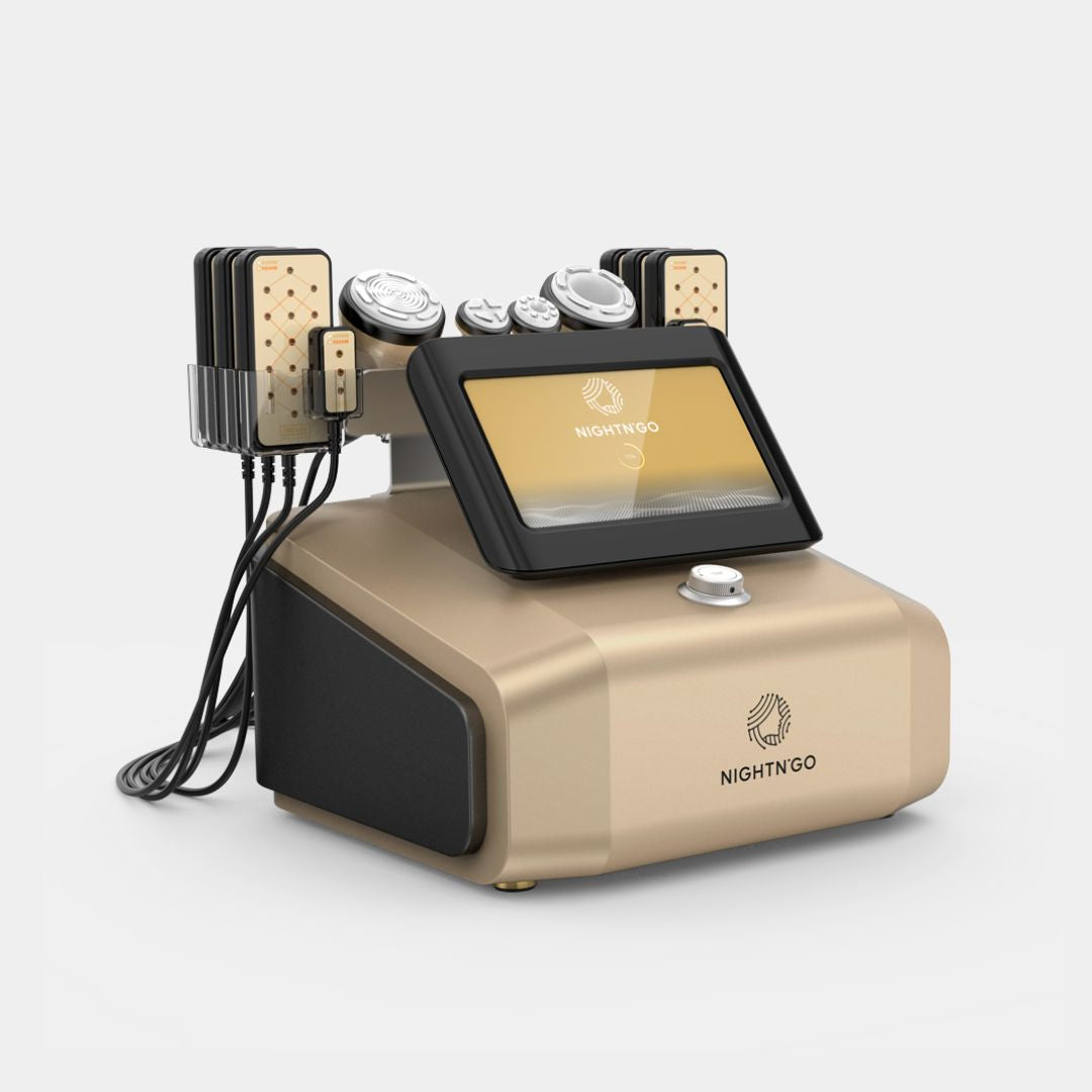 Machine, appareil Cavitation ultrasonore 30 kHz pour une réduction efficace des graisses, Radiofréquence pour le raffermissement de la peau et la réduction des rides, Technologie Lipo Laser pour cibler et éliminer les cellules graisseuses de manière non invasive, Solutions esthétiques pour le visage et le corps, Rajeunissement cutané et amélioration de l’élasticité de la peau, Traitement non invasif, sûr et sans douleur, Idéal pour les instituts de beauté, spas et professionnels de la santé esthétique