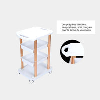 Chariot pour appareil d'instituts de beauté, chariot professionnel