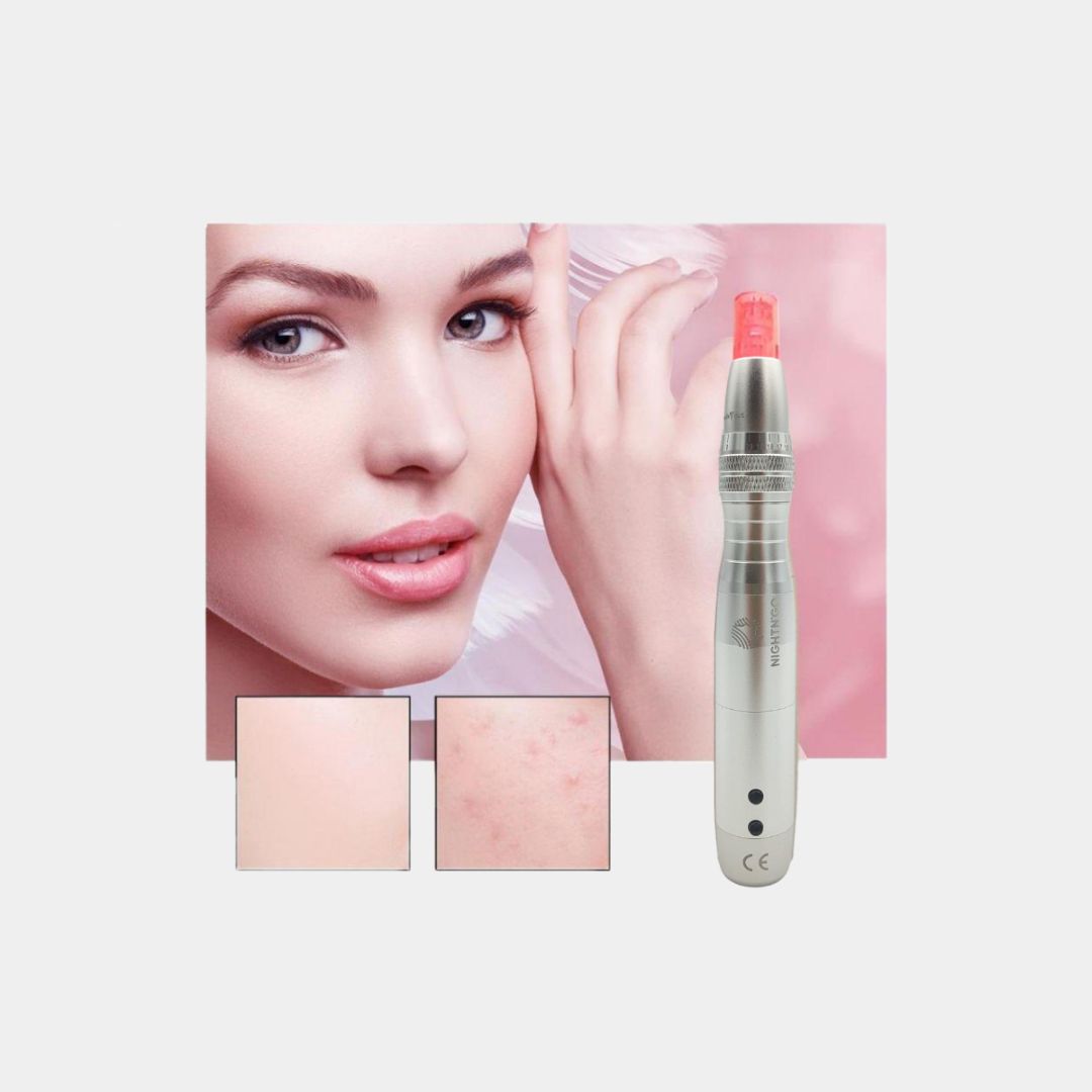 Dermapen microneedling, derma pen led, microneedle, mésothérapie, stylo derma, bbglow