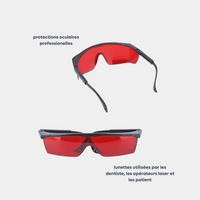 Lunette protection yeux oculaire, traitement de blanchiment dentaire