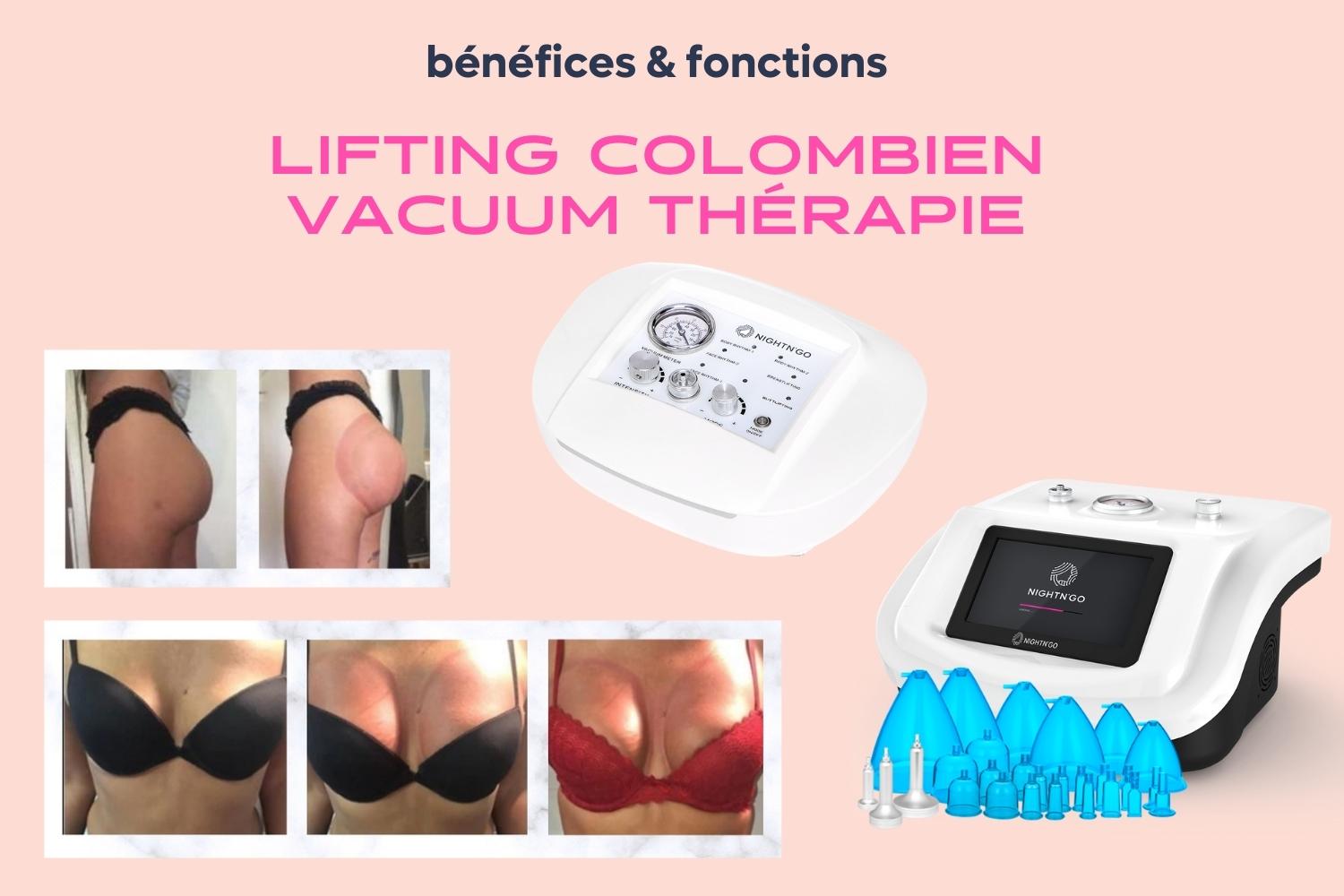 Lifting colombien, vacuum thérapie, cupping thérapie