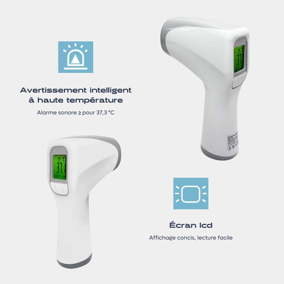 Thermomètre de surface corporelle infrarouge