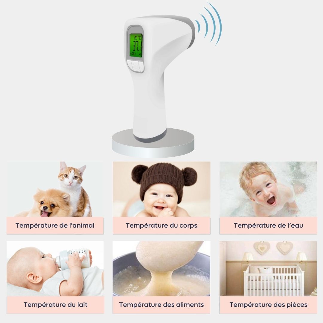 Thermomètre de surface corporelle infrarouge