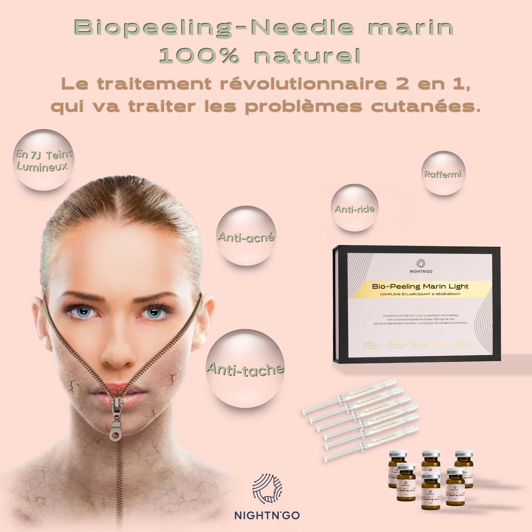 Biopeeling-Needle Marin Light x6