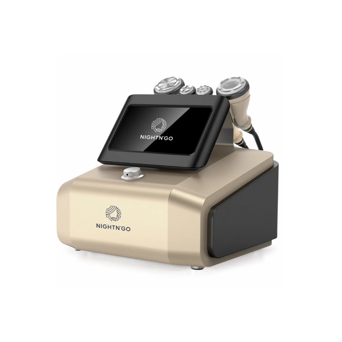Vu de profil de l'appareil Magic Nightn'go, conçu pour la cavitation et radiofréquence déstinés aux professionnels