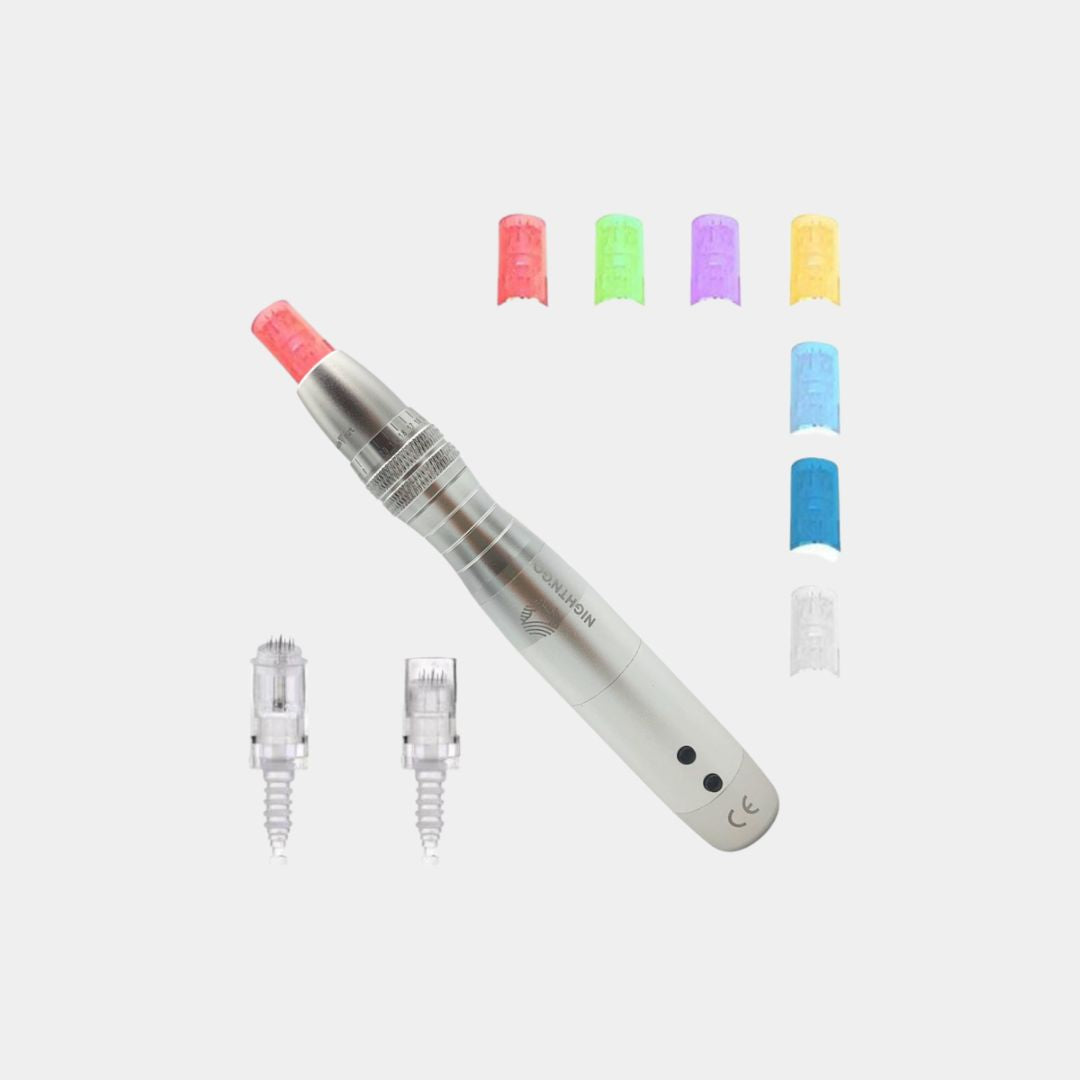 Dermapen microneedling, derma pen led, microneedle, mésothérapie, stylo derma, bbglow