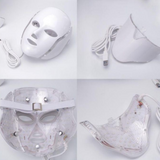 masque led photomodulation, masque led, lumineux, masque visage et cou, lumineux, led affection cutanées.